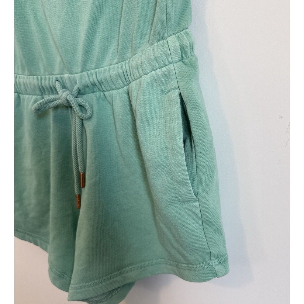 JOLYN Tube Romper Sage Green Strapless Cotton Blend Beach Summer Cover Up XS - Picture 3 of 7
